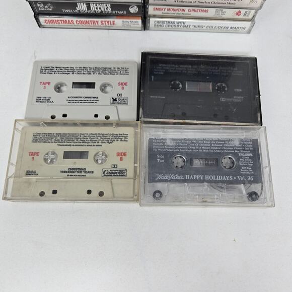 Christmas Music Cassette Tape Lot of 23 Country Gospel Ballads Orchestra Crosby - Picture 16 of 16